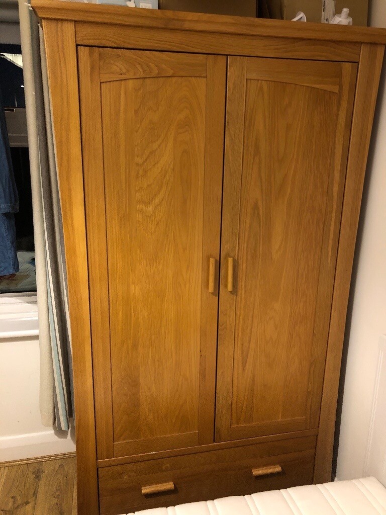 mamas and papas oak wardrobe